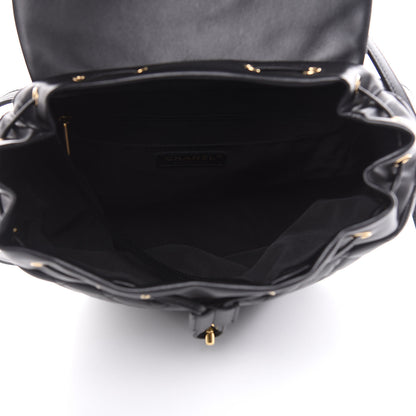 Chanel Lambskin Quilted Large Urban Spirit Backpack Black 5 of 10