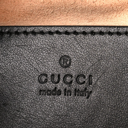 Gucci Calfskin Matelasse Small GG Marmont Chain Shoulder Bag Black 6 of 12