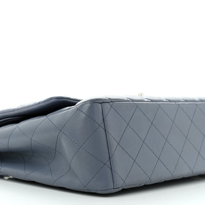 Chanel Lambskin Quilted Maxi Double Flap Light Purple 9 of 13