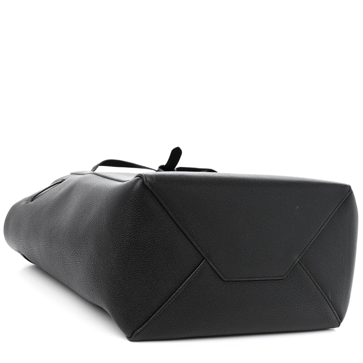 Soft Grained Calfskin Medium Belt Cabas Phantom Black
