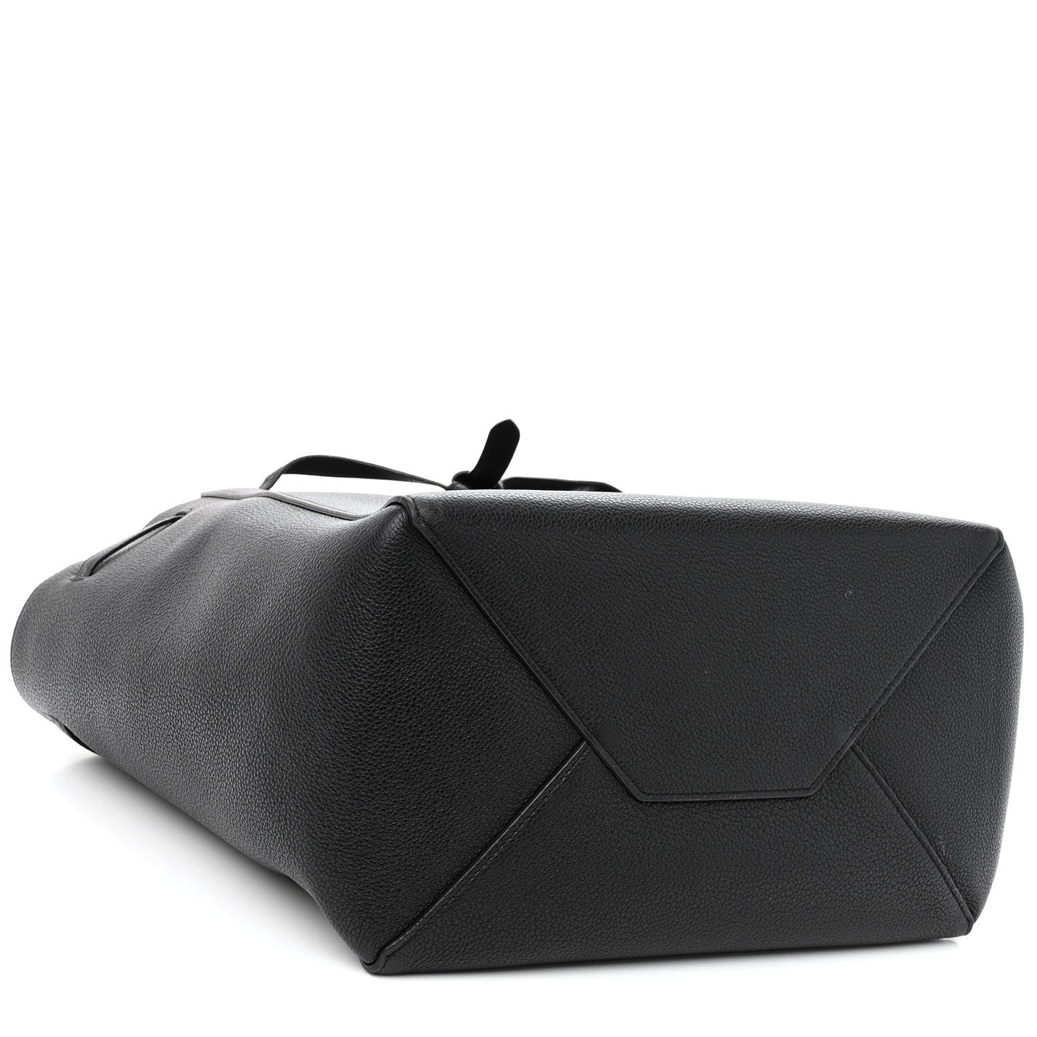 Celine Soft Grained Calfskin Medium Belt Cabas Phantom Black 4 of 9