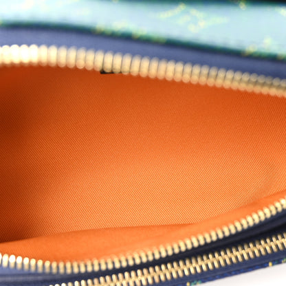 Louis Vuitton Monogram Heritage Rush Bumbag Blue Stripes 5 of 10