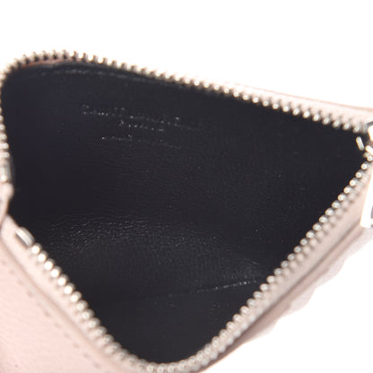 Saint Laurent Grained Calfskin 5 Fragments Zip Pouch Card Holder Marble Pink 5 of 7