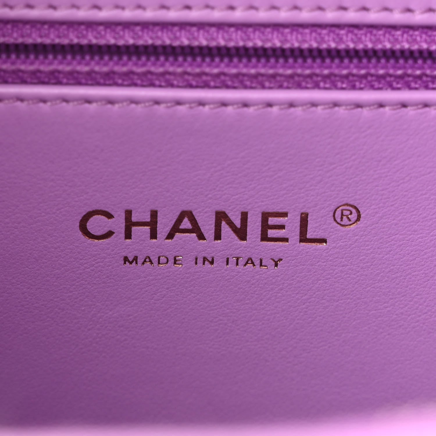 Chanel Tweed Quilted Medium CC Filigree Vanity Case Purple Multicolor 6 of 10