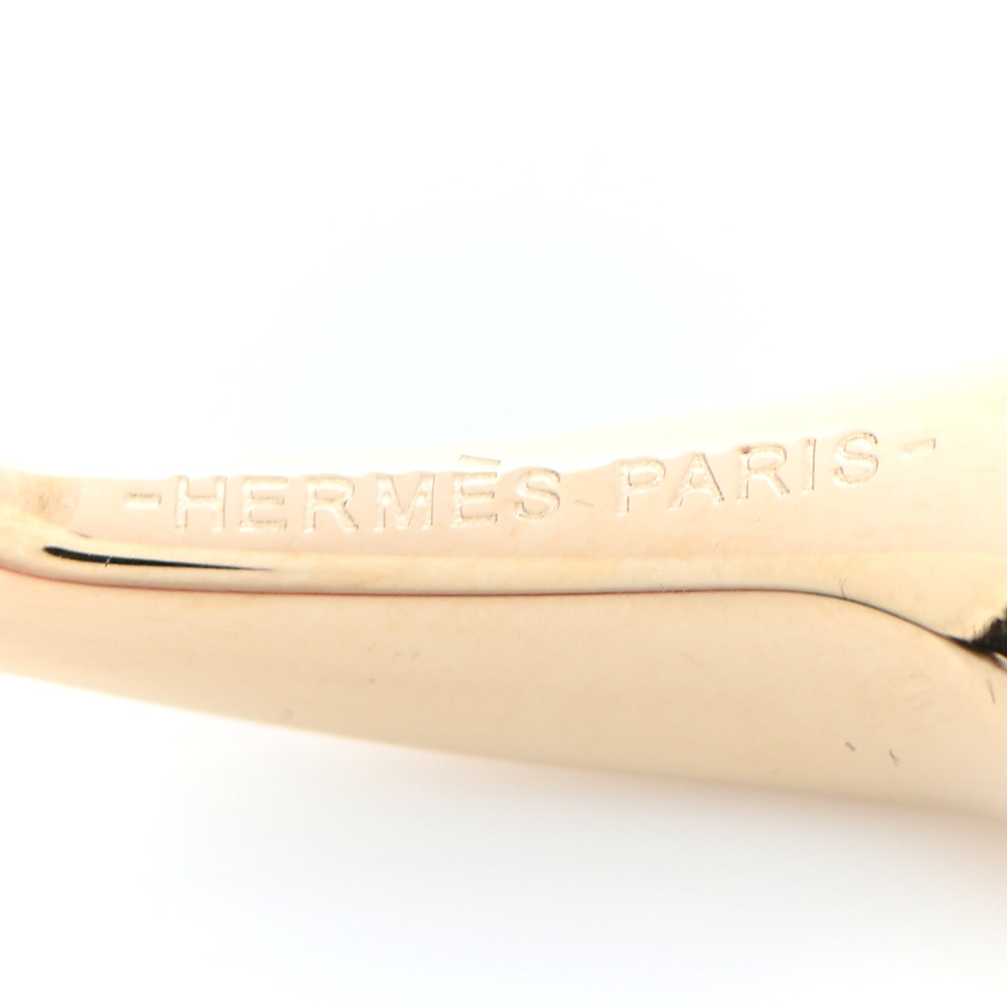 Permabrass Mors Scarf Ring Gold