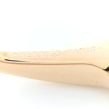 Hermes Permabrass Mors Scarf Ring Gold 3 of 5