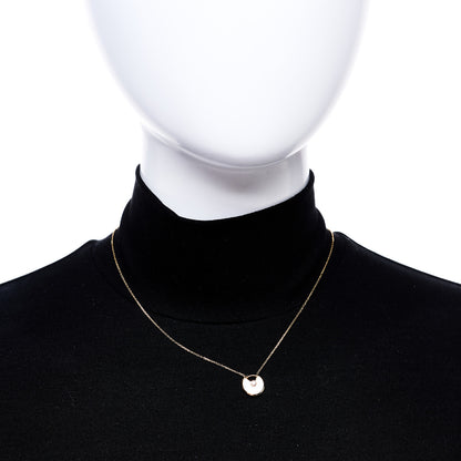 Cartier 18K Yellow Gold Diamond Mother of Pearl XS Amulette de Cartier Pendant Necklace 2 of 6