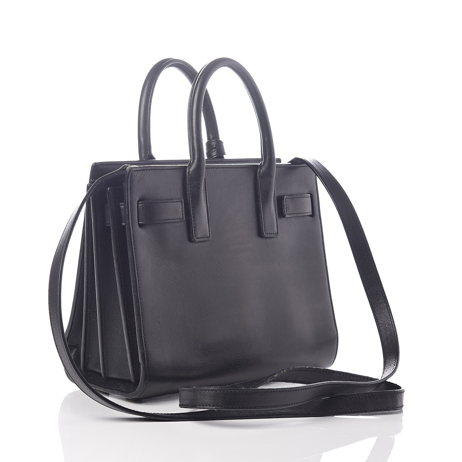 Saint Laurent Calfskin Nano Sac De Jour Black 3 of 11