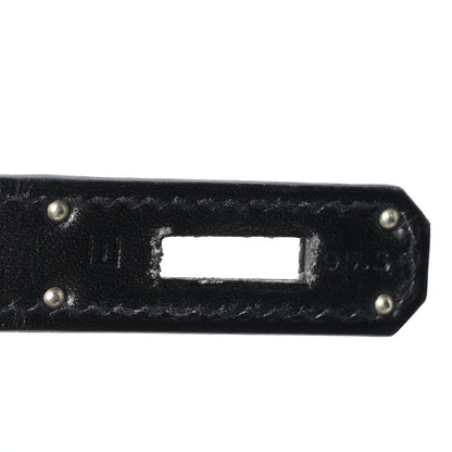 Hermes Box Toile Lakis Kelly 35 Black 7 of 10