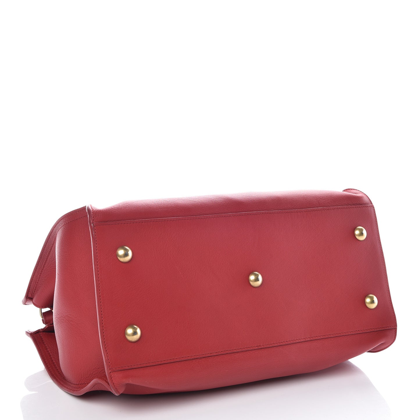 Calfskin Small Classic Y Cabas Red