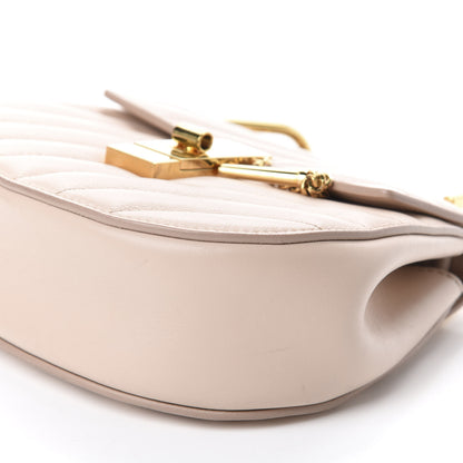 Chloe Calfskin Quilted Mini Drew Bijou Shoulder Bag Cement Pink 8 of 11