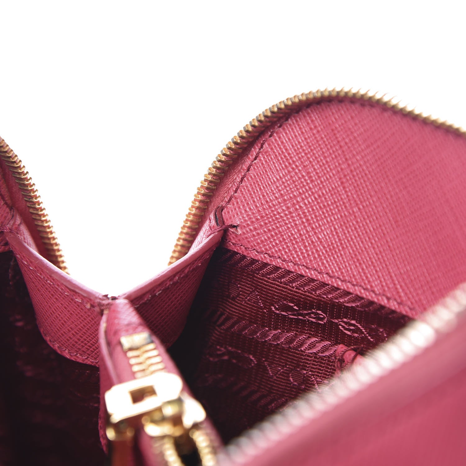Prada Saffiano Lux Medium Promenade Tote Peonia 15 of 17
