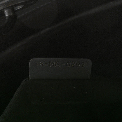 Christian Dior Ultra Matte Calfskin Cannage Large Lady Dior Black 6 of 12