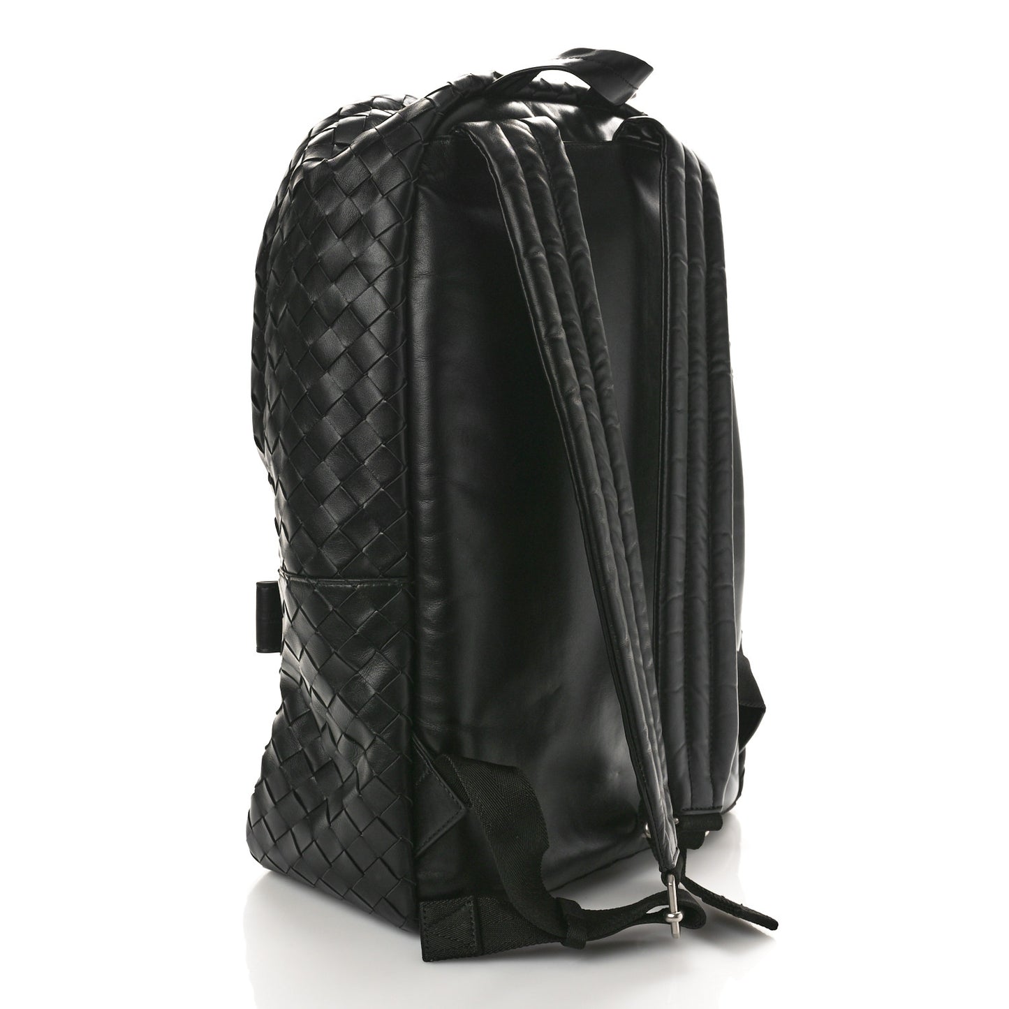 Nappa Intrecciato Avenue Backpack Black