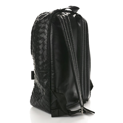 Bottega Veneta Nappa Intrecciato Avenue Backpack Black 3 of 8