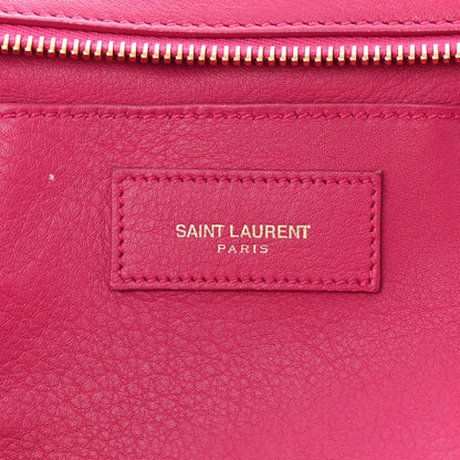 Saint Laurent Calfskin Small Classic Y Cabas Fuchsia 6 of 14