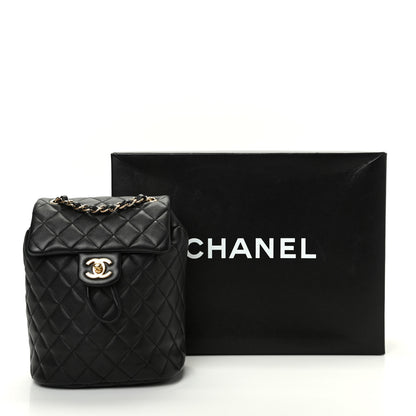 Chanel Calfskin Quilted Mini Urban Spirit Backpack Black 10 of 10