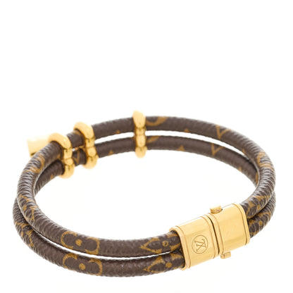Louis Vuitton Monogram Keep It Twice Bracelet 17 3 of 4