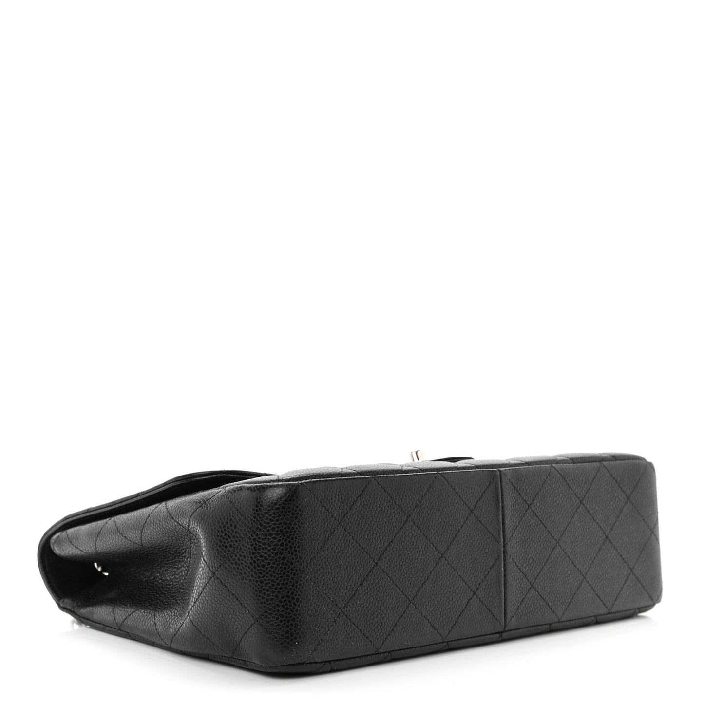 Caviar Quilted Jumbo Single Flap Black