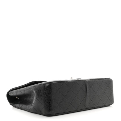 Chanel Caviar Quilted Jumbo Single Flap Black 4 of 10