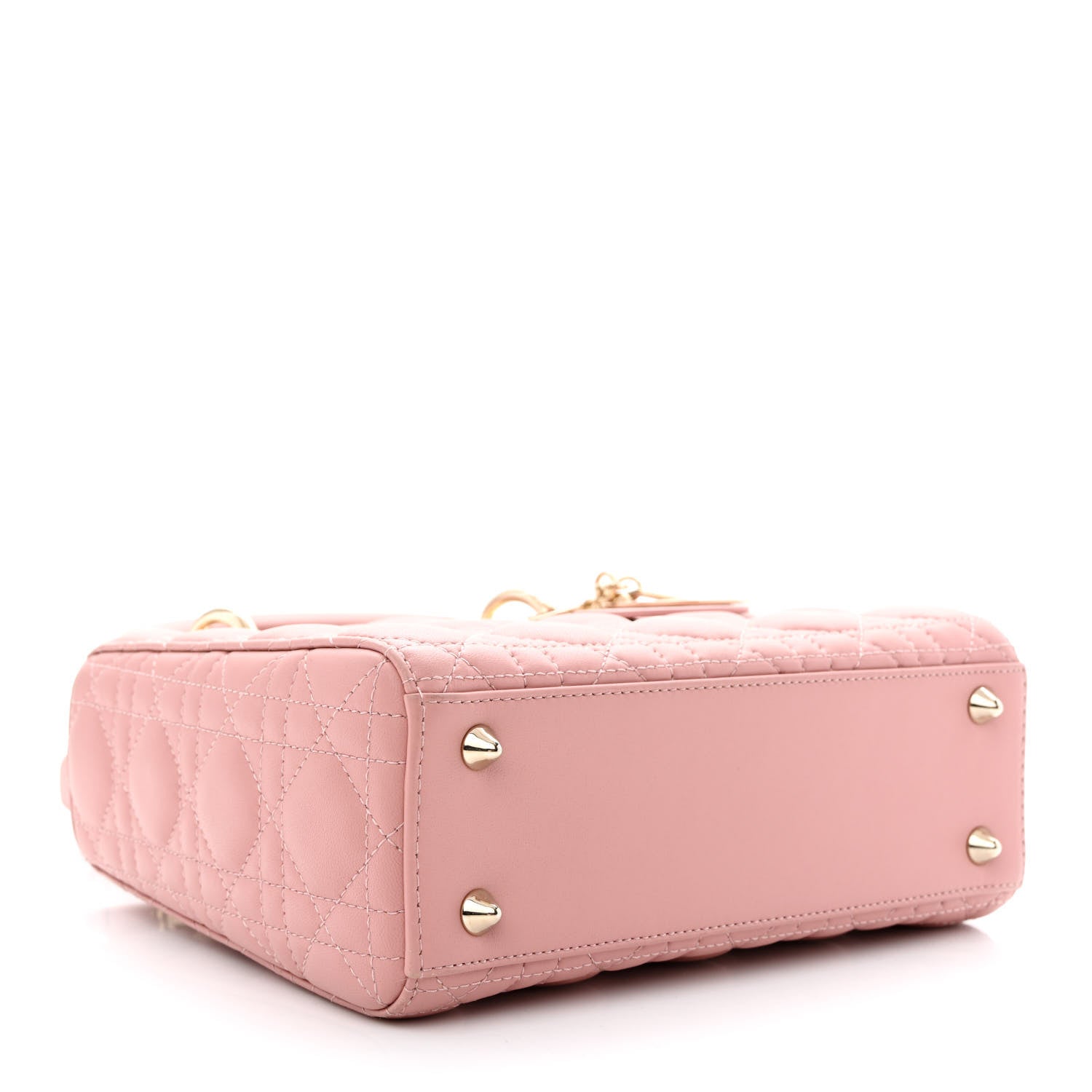 Christian Dior Lambskin Cannage Small My ABC Dior Lady Dior Pink 4 of 10