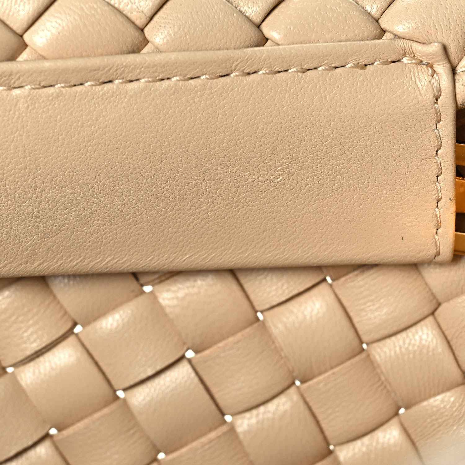 Bottega Veneta Nappa Intrecciato The Fringe Crisscross Bag Porridge 12 of 13