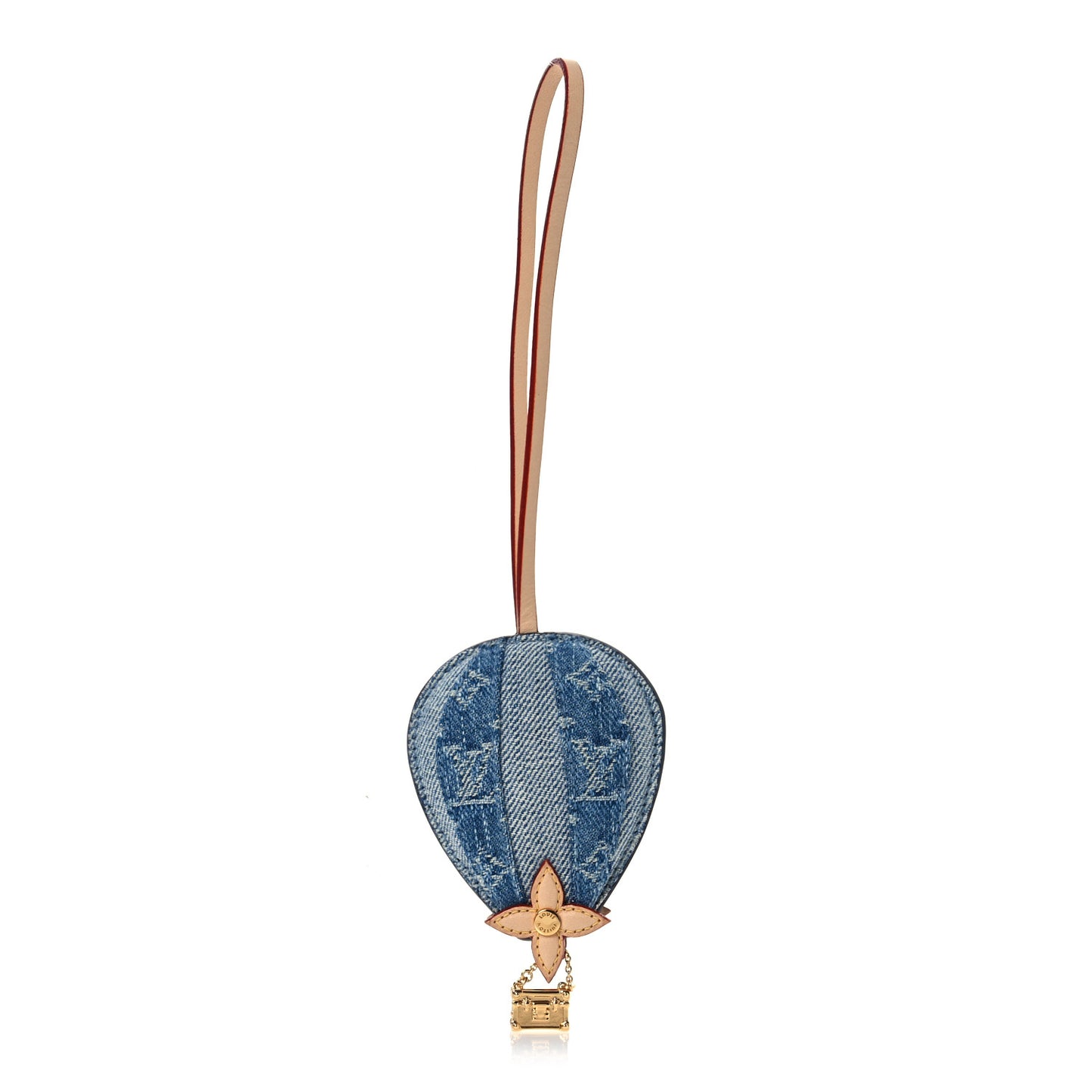Monogram Denim LV Sky Bag Jewel Blue