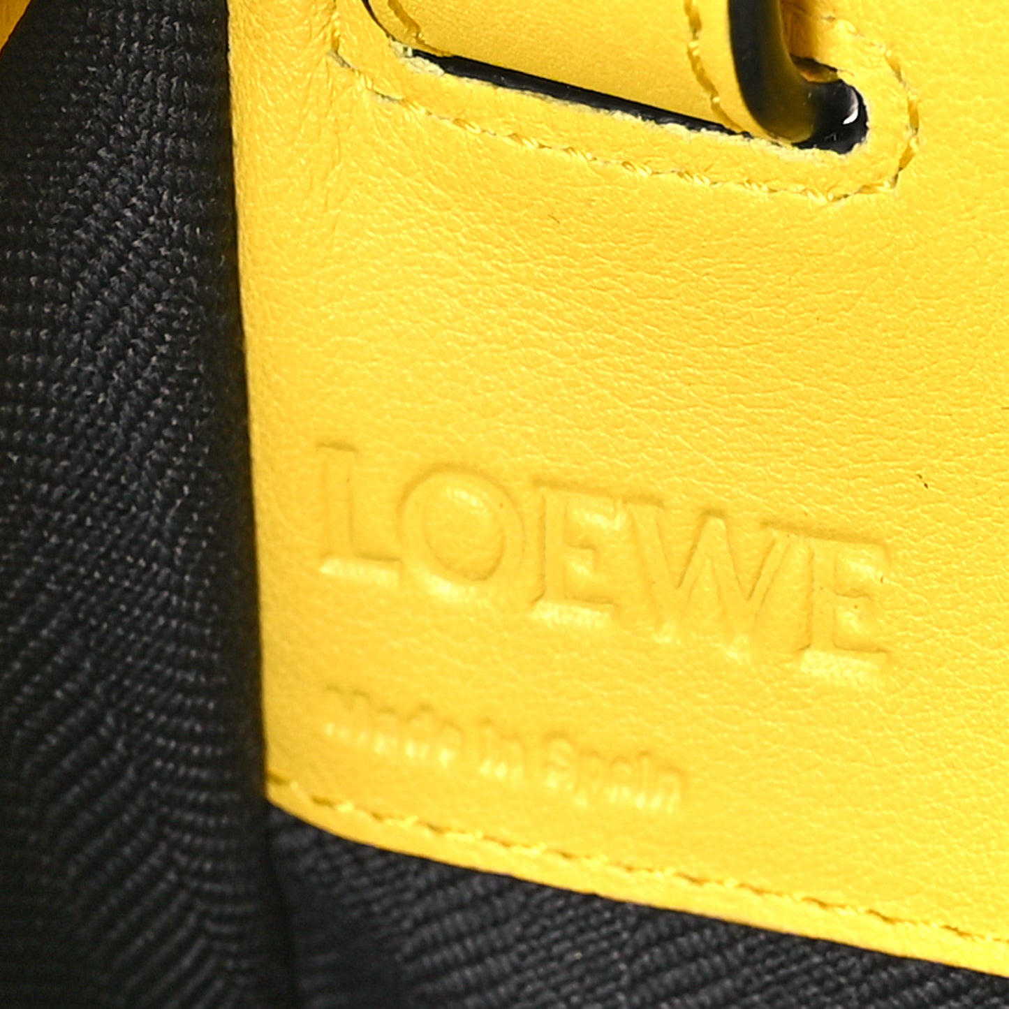 Calfskin Small Hammock Shoulder Bag Yellow