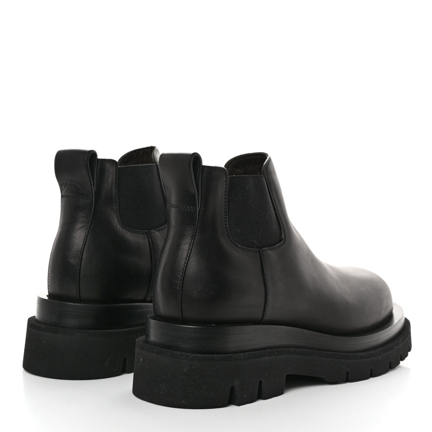 Calfskin The Lug Chelsea 55mm Cropped Boots 35.5 Black