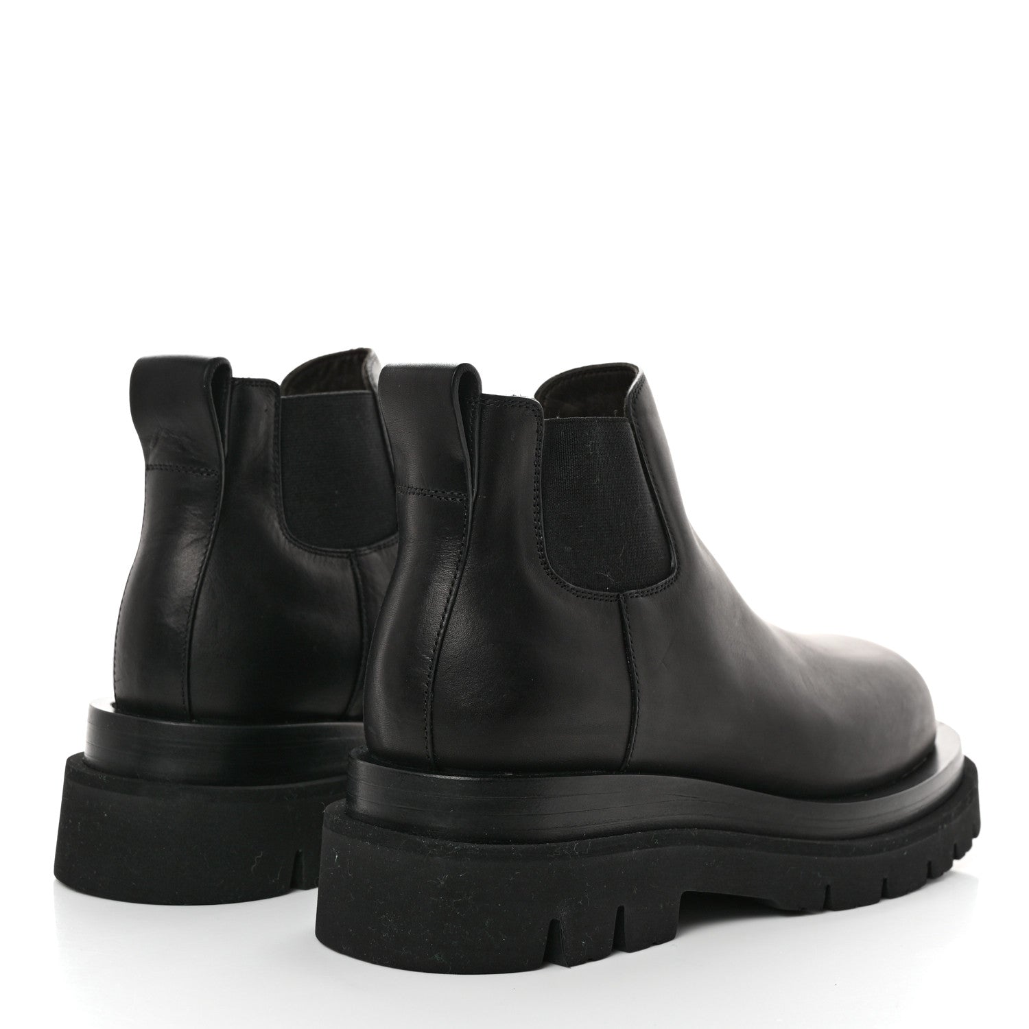 Bottega Veneta Calfskin The Lug Chelsea 55mm Cropped Boots 35.5 Black 4 of 13