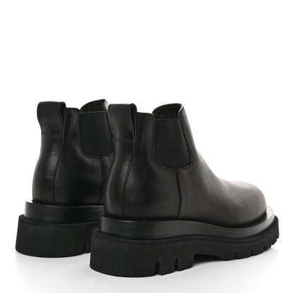 Bottega Veneta Calfskin The Lug Chelsea 55mm Cropped Boots 35.5 Black 4 of 13