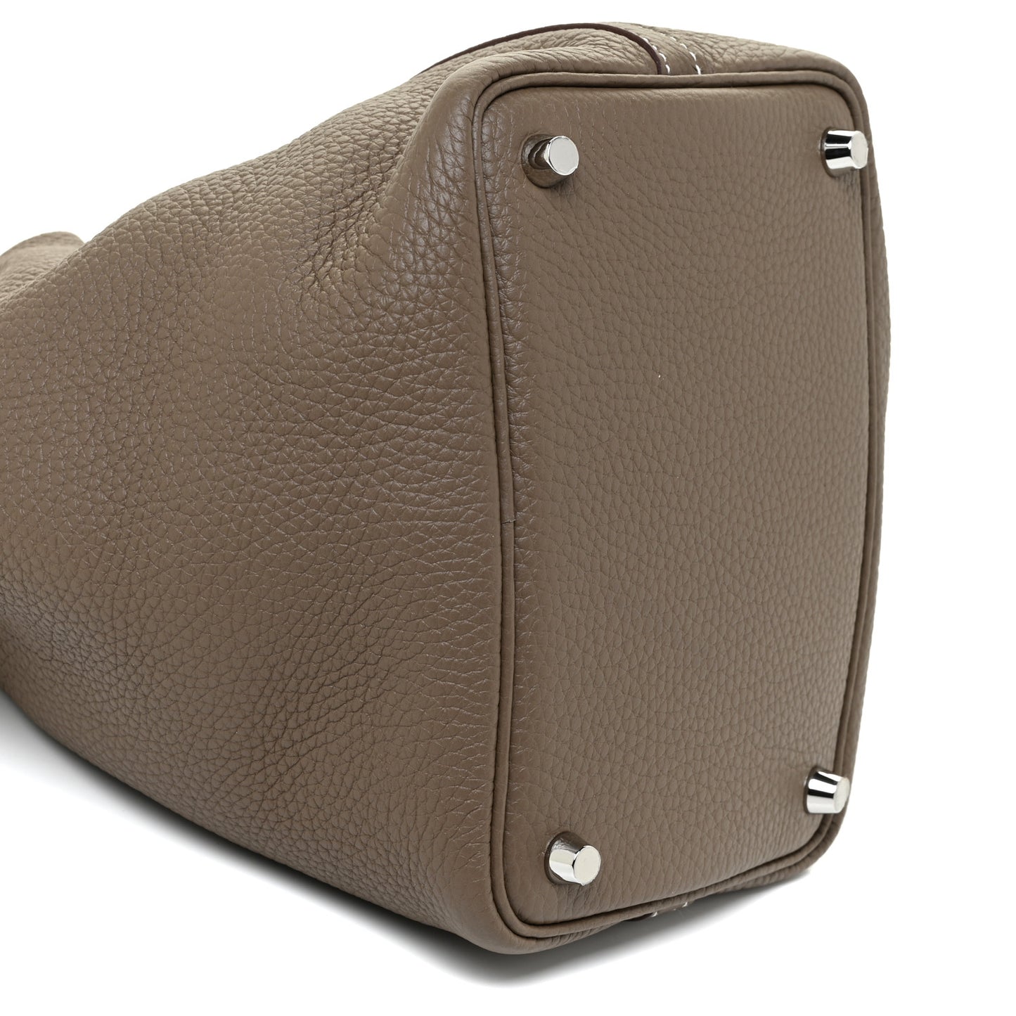 Taurillon Clemence Picotin Lock 18 PM Etoupe