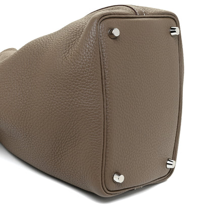 Hermes Taurillon Clemence Picotin Lock 18 PM Etoupe 8 of 10