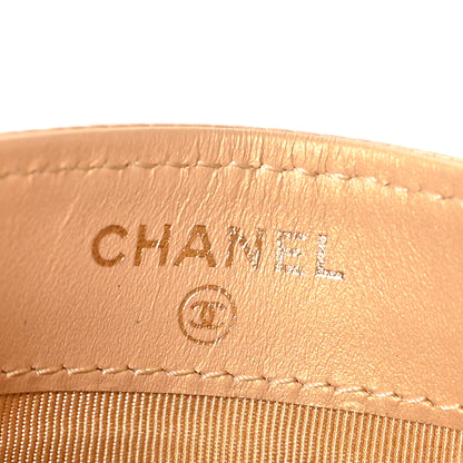 Chanel Metallic Caviar Quilted Card Holder Gold 6 of 9
