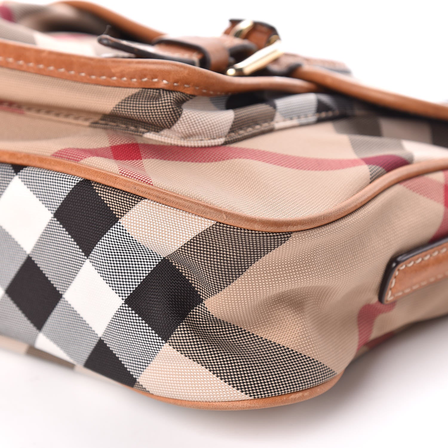 Burberry Nova Check Messenger Bag Brown 6 of 13