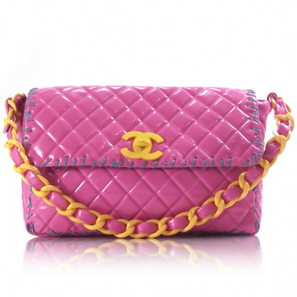 Chanel Vinyl Quilted Flap 1 of 13