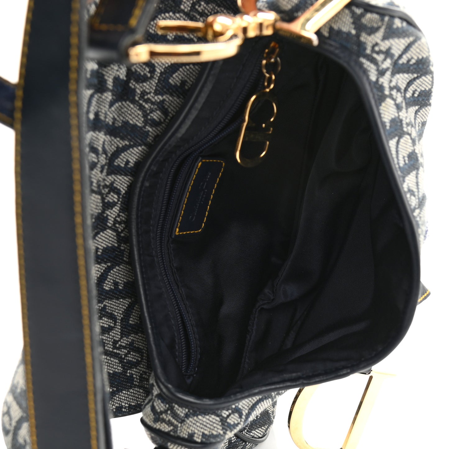 Monogram Saddle Bag Blue