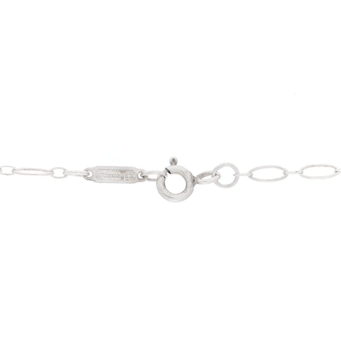 Sterling Silver Enamel Beaded Heart Key Pendant Necklace Blue