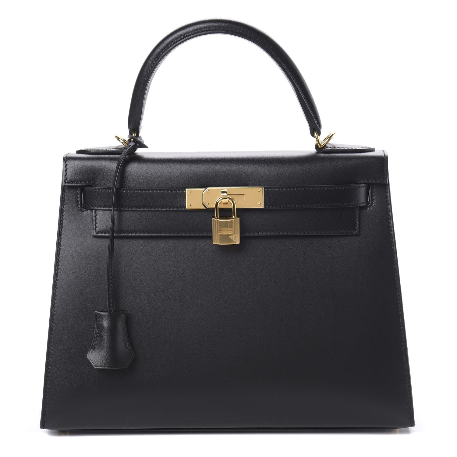 Hermes Tadelakt Kelly Sellier 28 Black 1 of 11