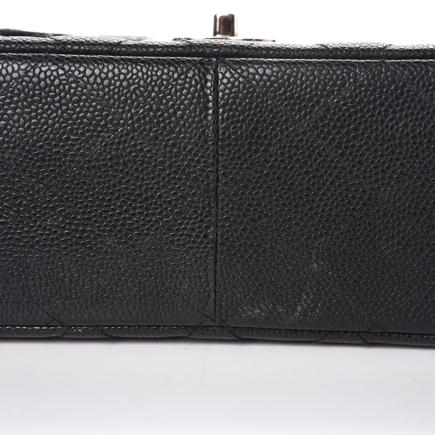 Caviar Quilted Jumbo Single Flap Black