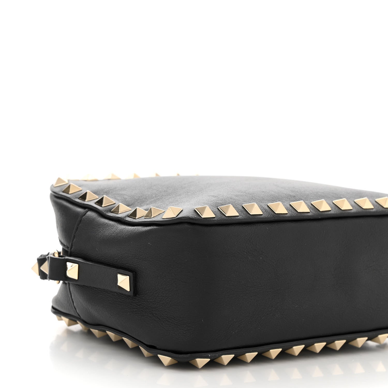 Valentino Garavani Calfskin Rockstud Camera Crossbody Bag Black 8 of 10