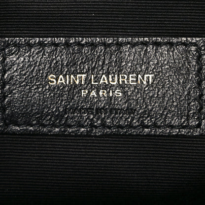 Saint Laurent Calfskin Matelasse Monogram Lou Camera Bag Black 6 of 10