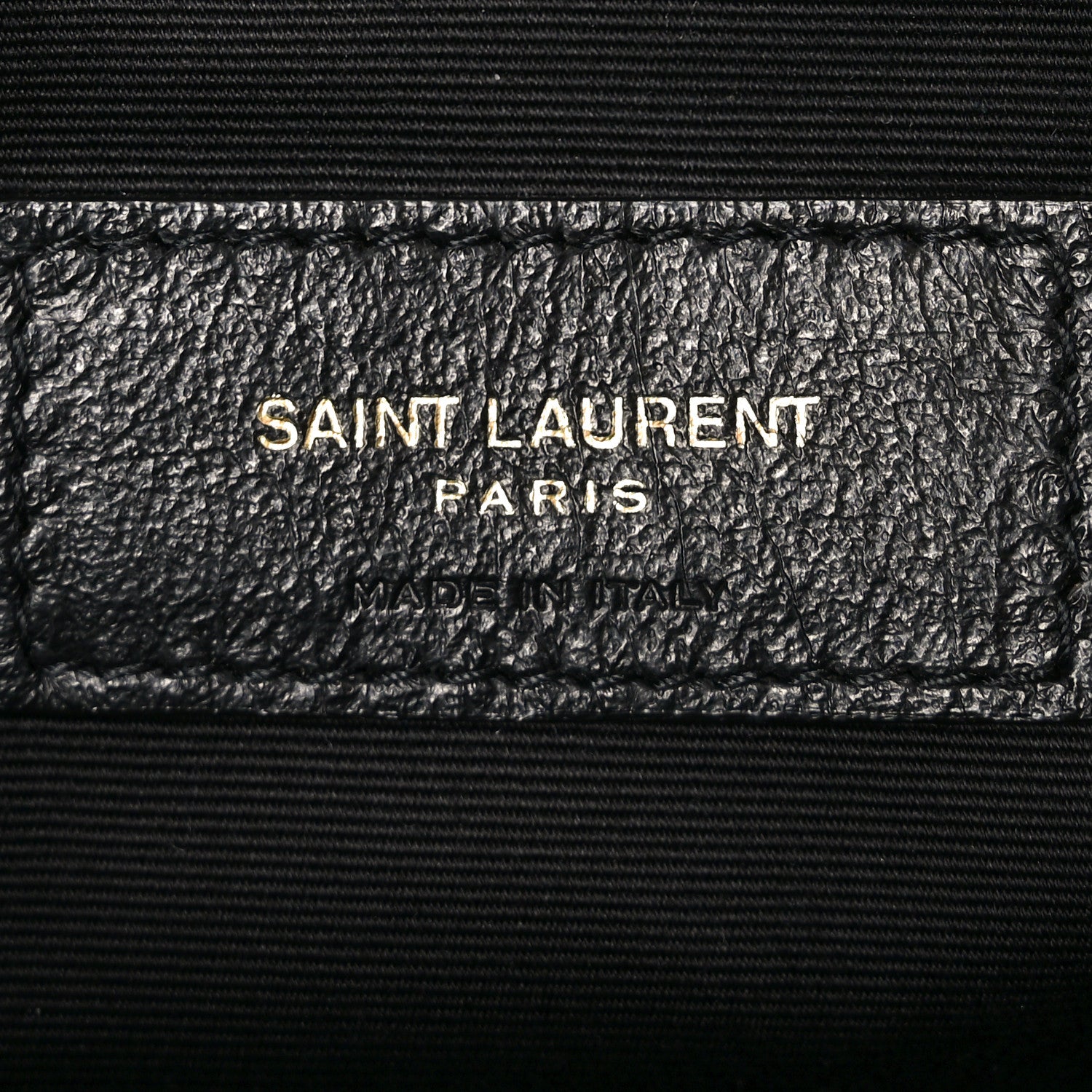 Saint Laurent Calfskin Matelasse Monogram Lou Camera Bag Black 6 of 10