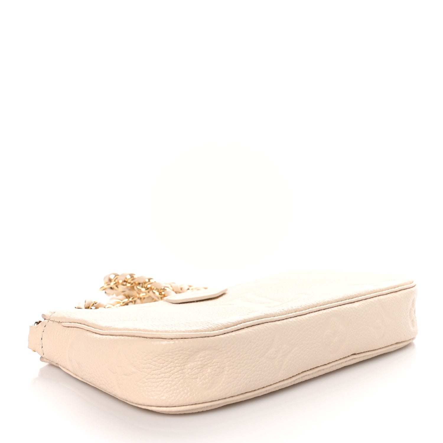 Louis Vuitton Empreinte Monogram Giant Multi Pochette Accessories Mini Pochette Cream 4 of 9