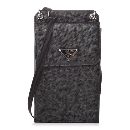 Prada Saffiano Mini Bag Black 1 of 9