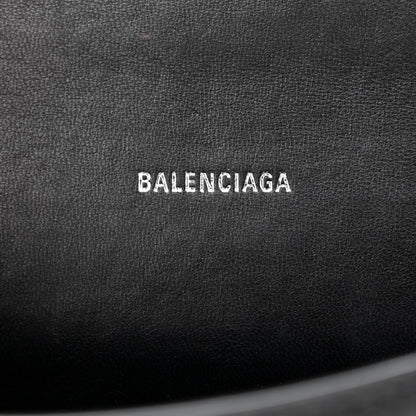 Balenciaga Grained Calfskin Hourglass Top Handle Bag XS Black 6 of 12