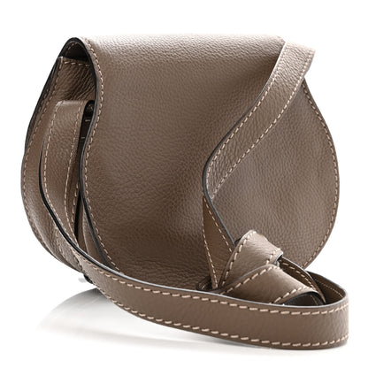 Chloe Calfskin Mini Marcie Round Crossbody Bag Army Green 3 of 11