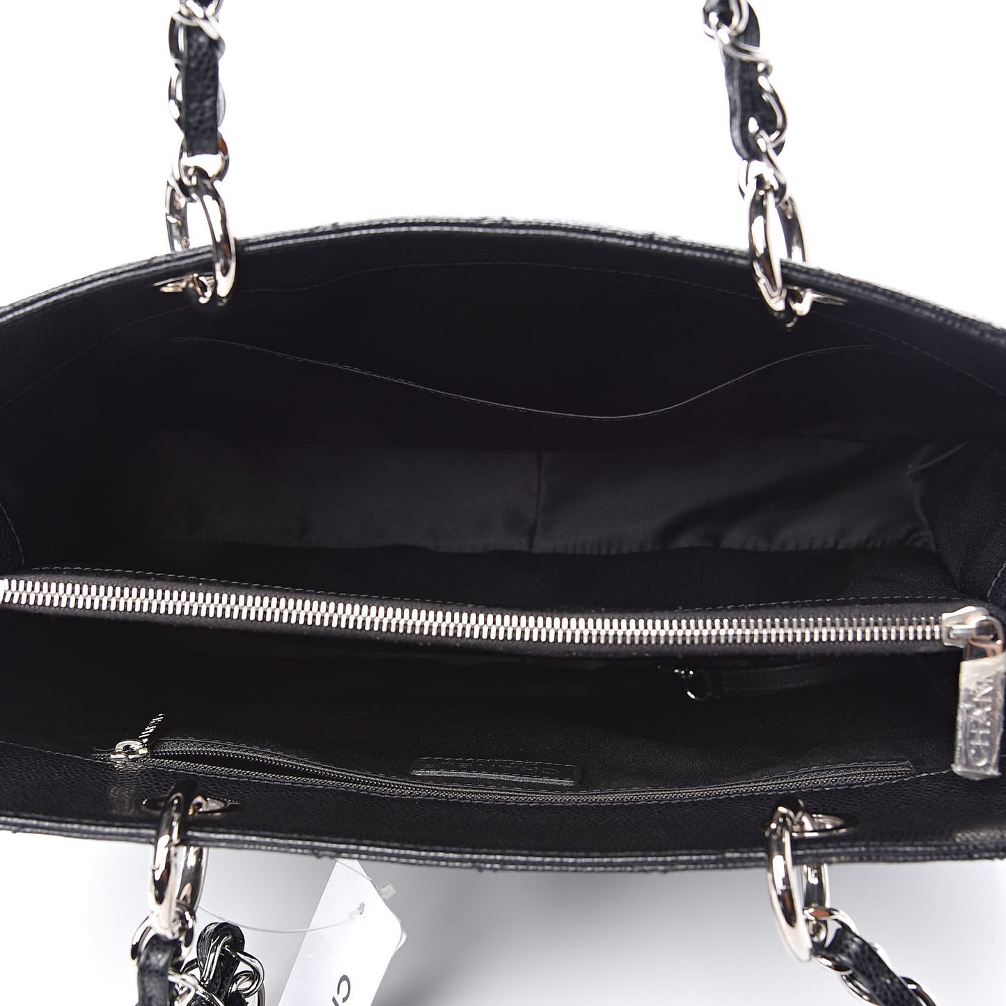 Caviar Quilted Grand Shopping Tote GST Black