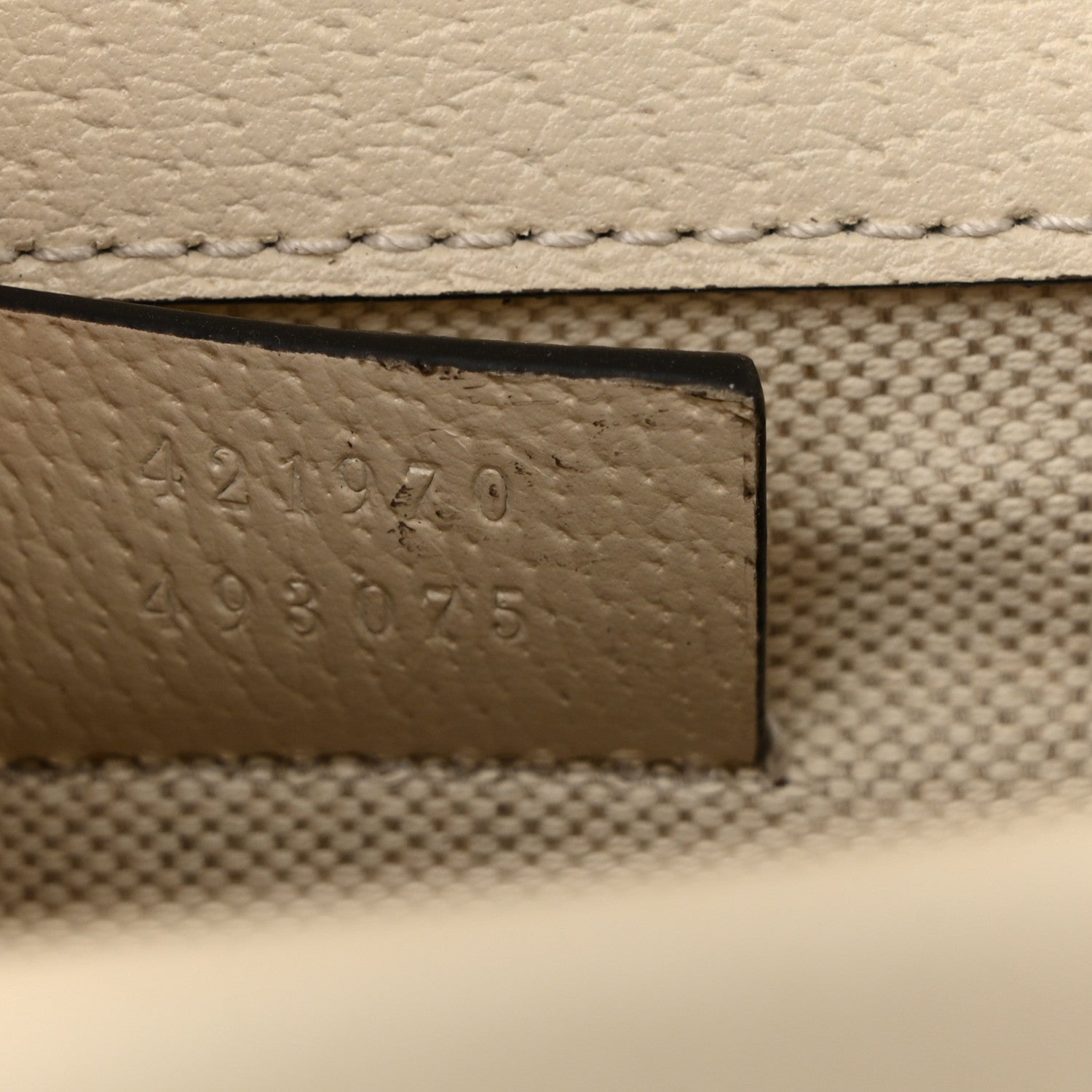 Gucci Textured Calfskin Crystal Mini Dionysus Shoulder Bag Mystic White 7 of 10