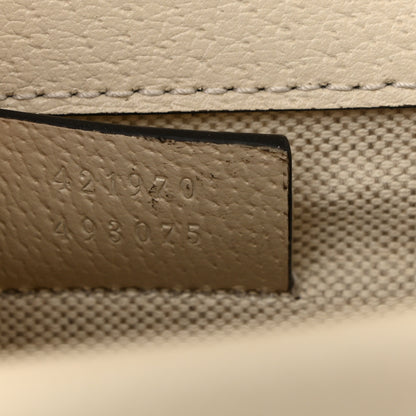 Gucci Textured Calfskin Crystal Mini Dionysus Shoulder Bag Mystic White 7 of 10